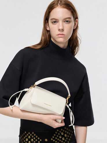 Hanya Top Handle Bag, Cream, hi-res