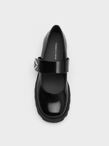 Trice Metallic Accent Mary Janes, Black Boxed, hi-res