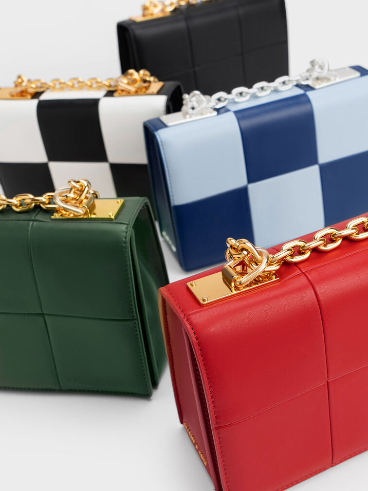 Georgette Chain Handle Bag, , hi-res