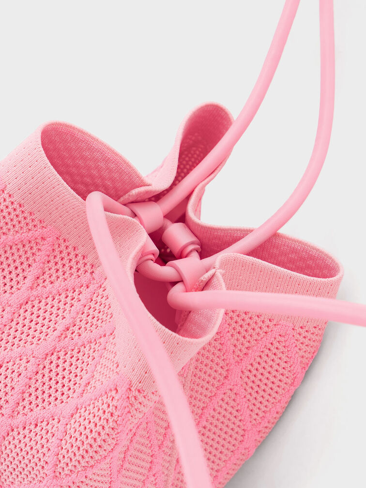 Genoa Knitted Drawstring Bag, , hi-res