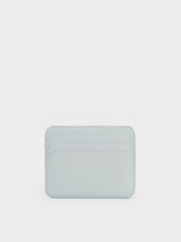 กระเป๋าใส่บัตรดีไซน์ลายควิลท์รุ่น Cleo, สีซีซอลต์บลู, hi-res