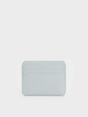 กระเป๋าใส่บัตรดีไซน์ลายควิลท์รุ่น Cleo, สีซีซอลต์บลู, hi-res