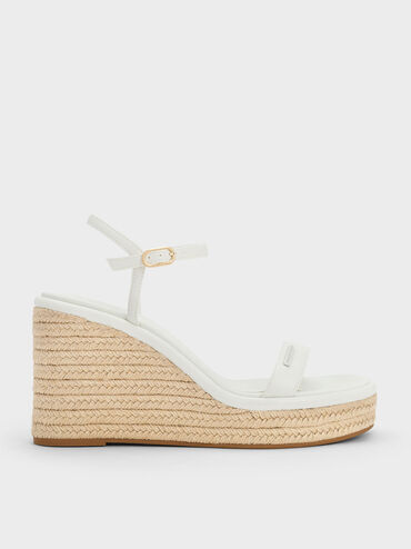 Espadrille Wedges, สีชอล์ค, hi-res