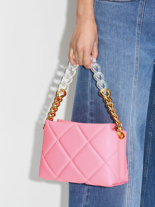 Danika Chunky Chain Padded Bag, , hi-res