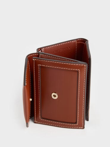 Enola Small Wallet, Brick, hi-res