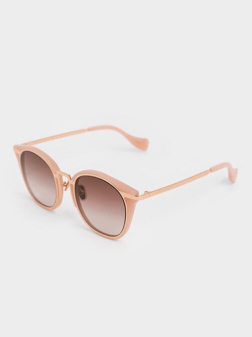 Recycled Acetate Cat-Eye Sunglasses, , hi-res