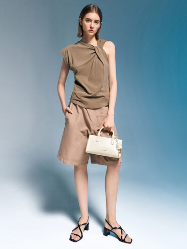 Mini Kerry Tote Bag, Cream, hi-res