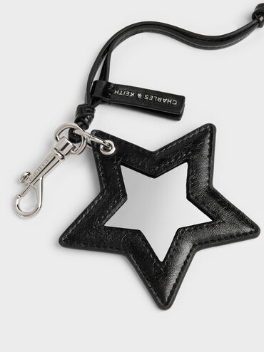 Noane Star Mirror Charm, Noir, hi-res