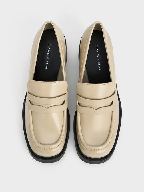 Hester Loafer Pumps, สีชอล์ค, hi-res