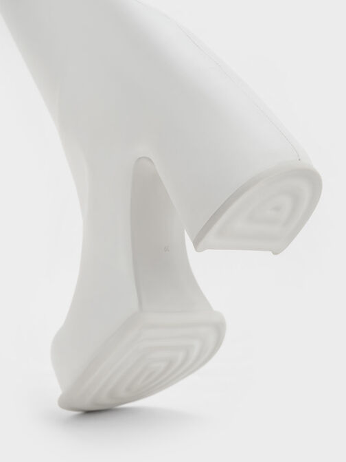 Pixie Platform Ankle Boots, สีขาว, hi-res