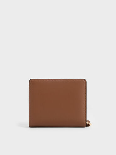 Everleigh Zip-Around Small Wallet, Chocolate, hi-res