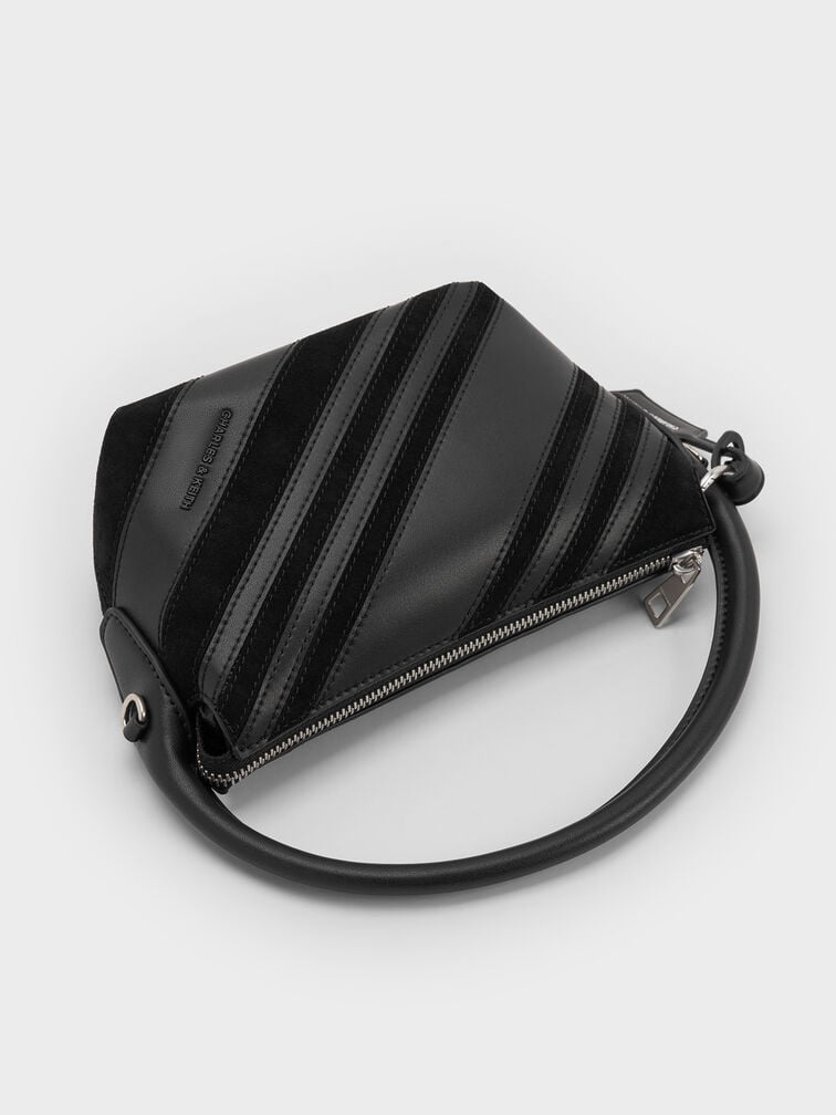Zeya Top Handle Bag, Noir, hi-res