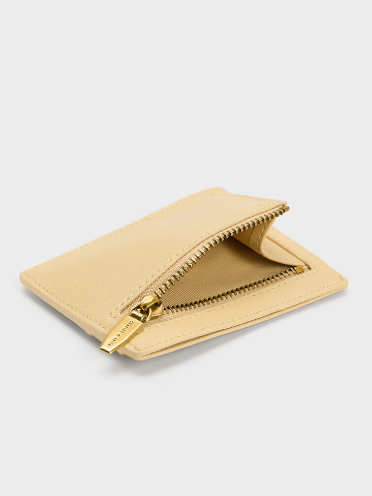Floral Illustrated Canvas Cardholder, , hi-res