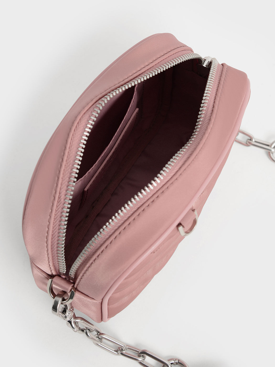 The Anniversary Series: Sonia Recycled Nylon Boxy Bag, Pink, hi-res