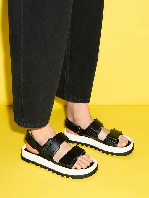 Buckled Sports Sandals, , hi-res