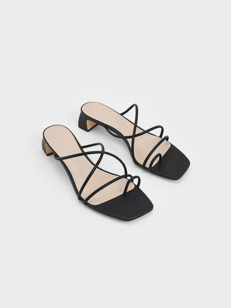 Strappy Toe Ring Sandals, , hi-res