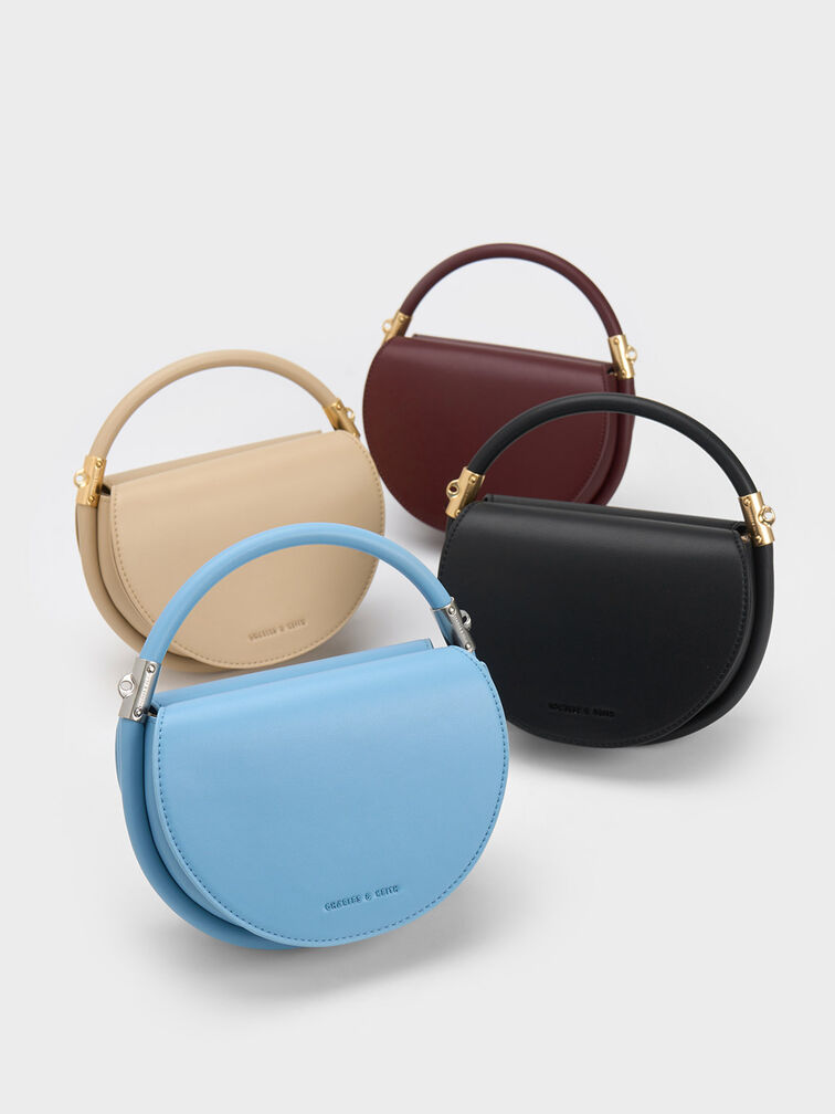 Lara Circle Handle Bag, , hi-res
