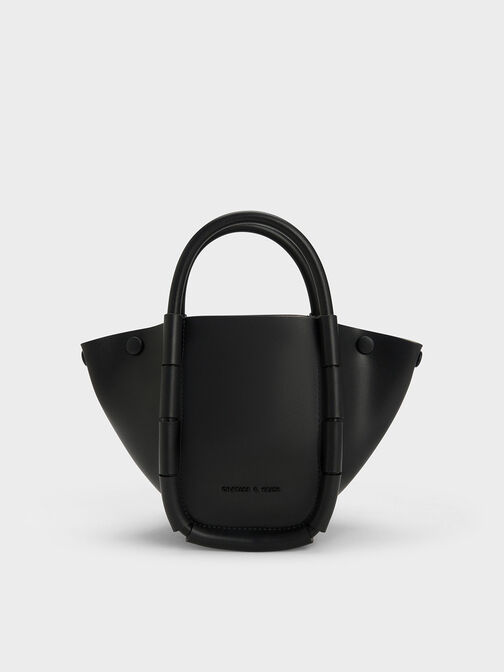 Machina Bucket Bag, สีดำ, hi-res
