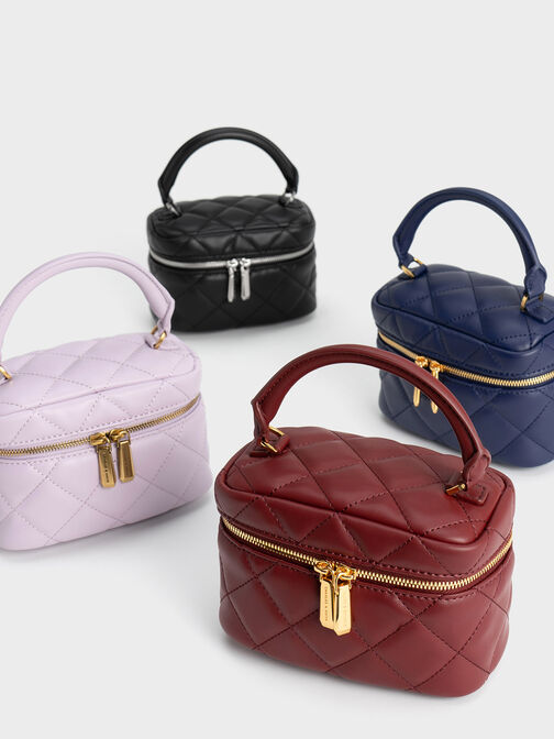 Quilted Vanity Pouch, , hi-res