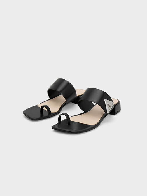 Trice Metallic Accent Toe-Ring Sandals, , hi-res