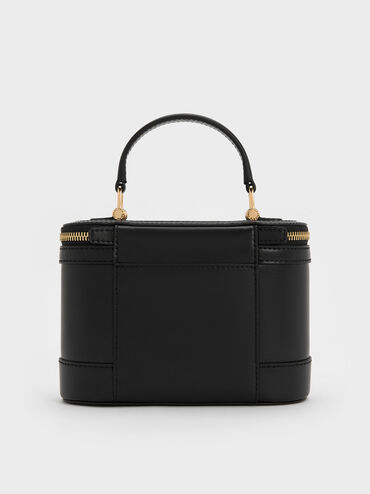 Enola Top Handle Vanity Bag, Black, hi-res