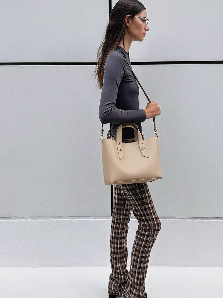 Shania Tote Bag, Dusted Oat, hi-res