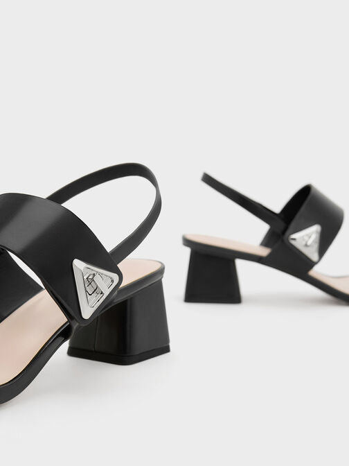 Trice Metallic Accent Block Heel Sandals, , hi-res