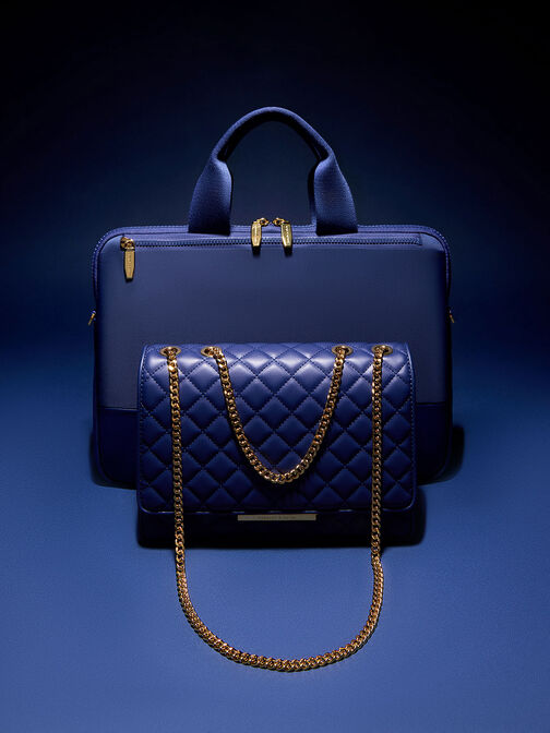 Textured Laptop Bag, , hi-res