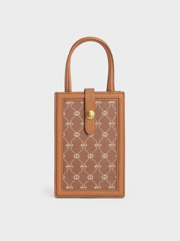 Este Belted Printed Phone Pouch, , hi-res