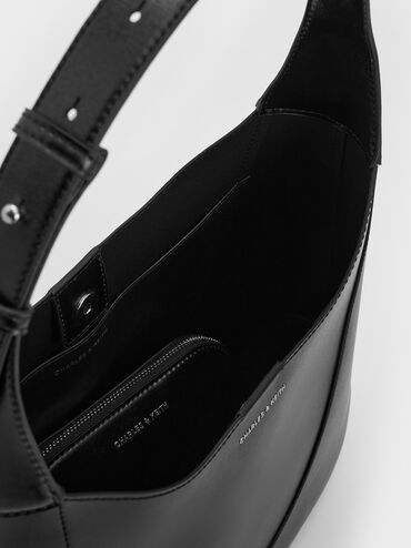 Sigrid Hobo Bag, Noir, hi-res