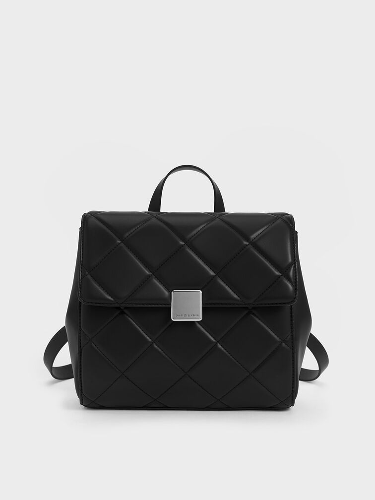 Lucy Quilted Backpack, , hi-res