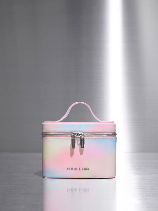 Swirl-Print Vanity Case, , hi-res