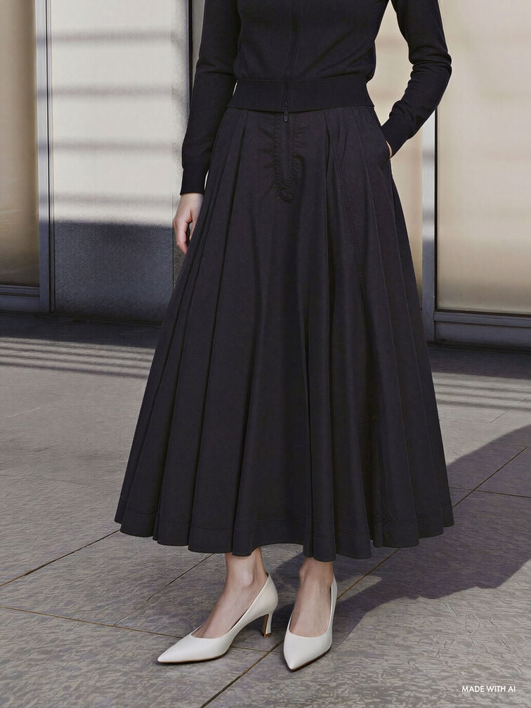 รองเท้าส้นสูงหัวแหลมรุ่น Kerra, สีขาว, hi-res