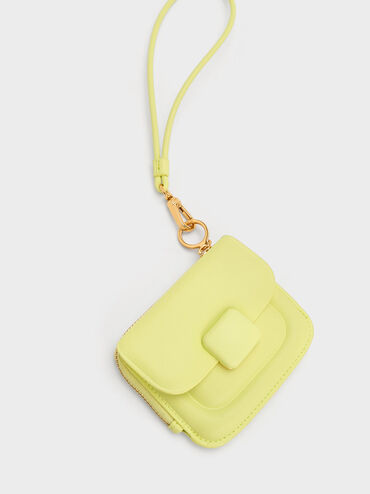 Koa Square Card Holder, Butter, hi-res