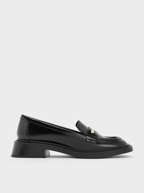 Metallic Penny Tab Loafers, , hi-res