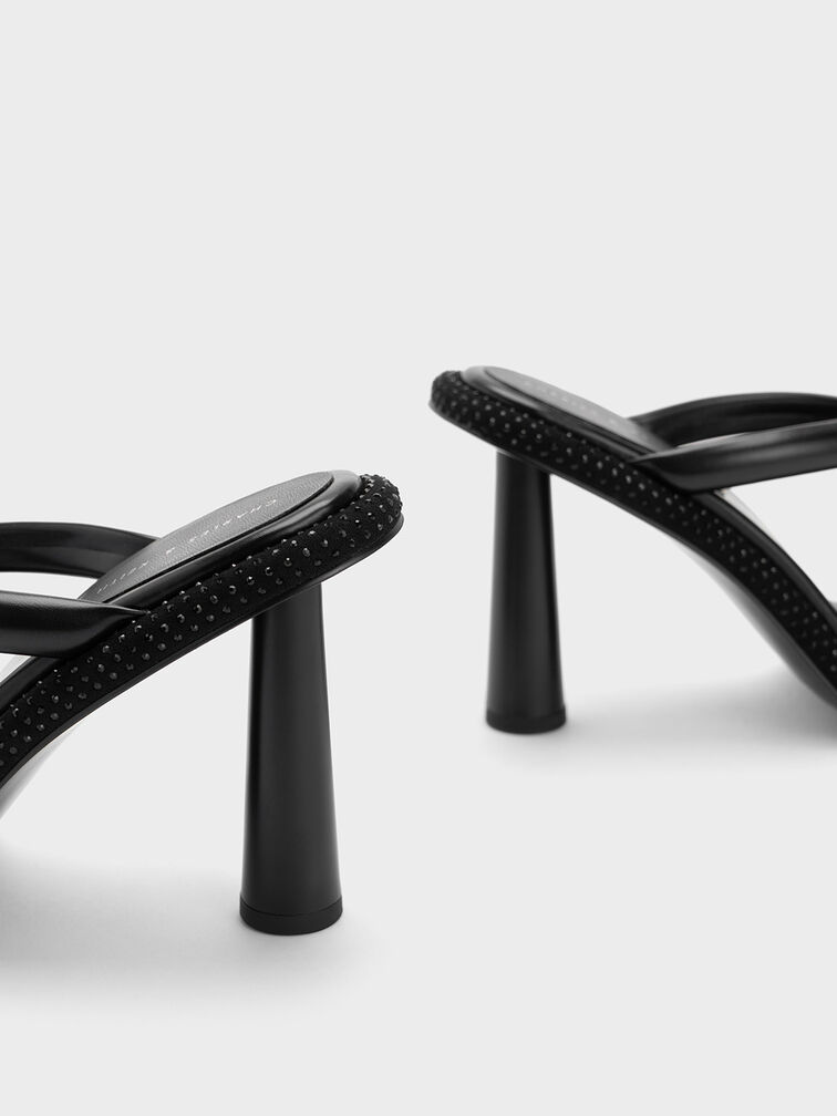 Crossover Crystal-Embellished Mules, , hi-res