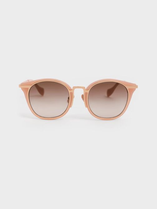 Recycled Acetate Cat-Eye Sunglasses, , hi-res