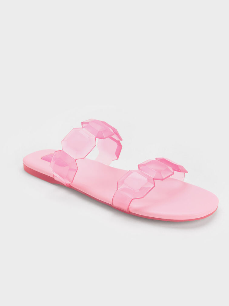 Fia Gem-Strap Slide Sandals, , hi-res