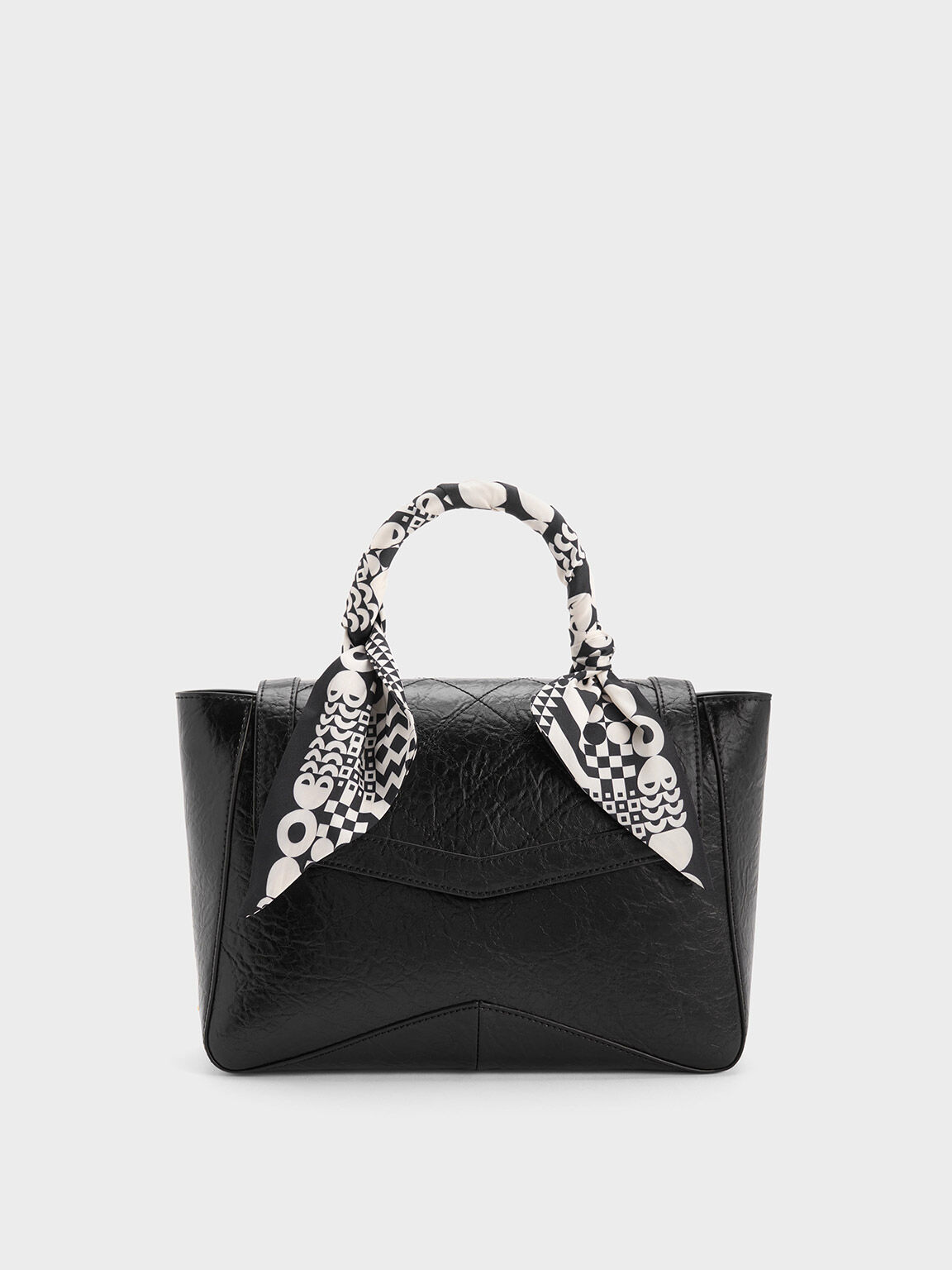 Charles & keith sales scarf wrapped handle bag