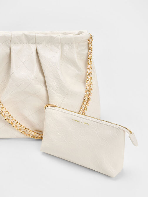 Duo Double Chain Hobo Bag, , hi-res