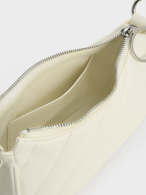 Philomena Puffy Chain-Strap Crossbody Bag, , hi-res