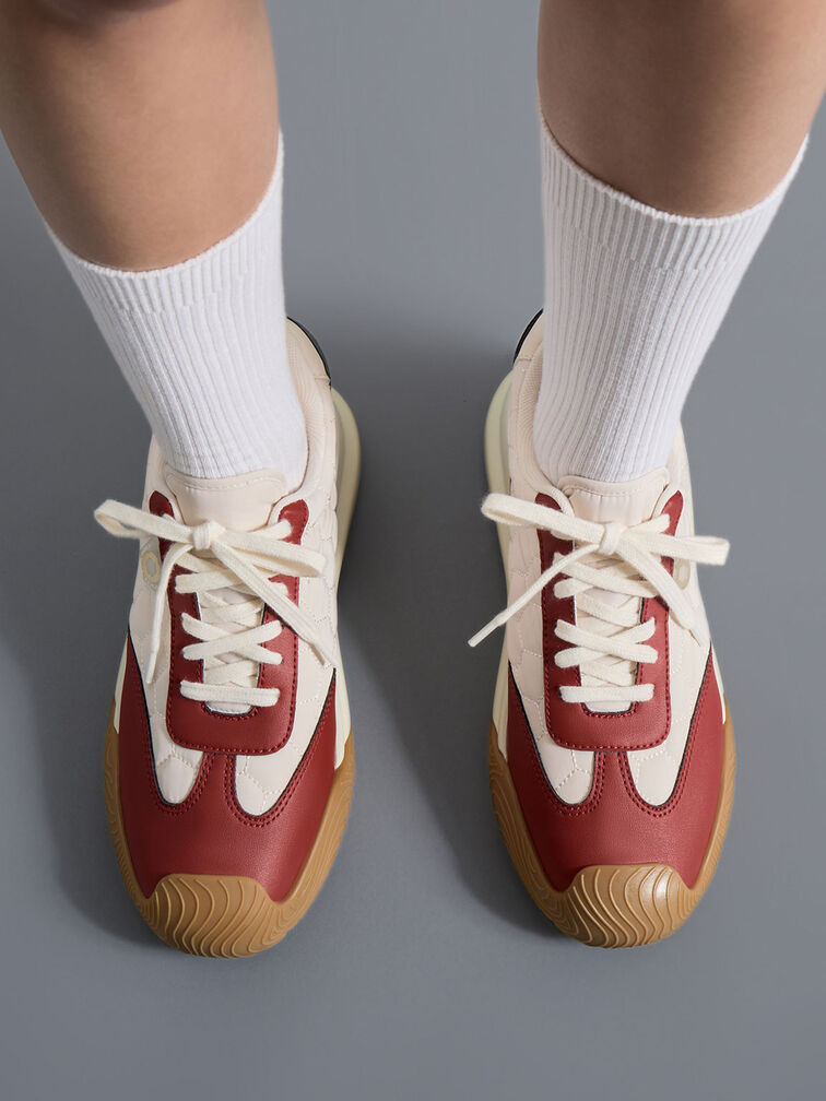Nylon Low-Top Sneakers, , hi-res