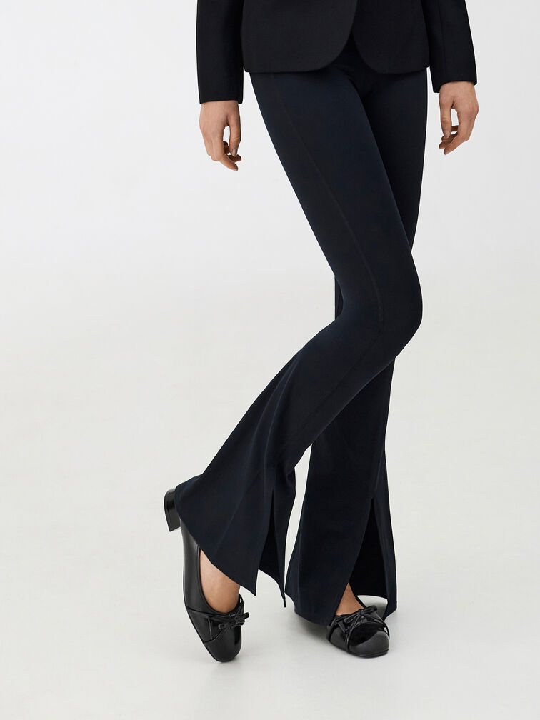 Bettina Double-Bow Pumps, Black Boxed, hi-res