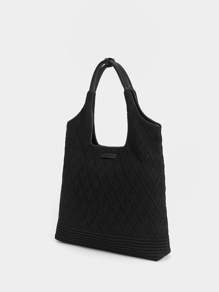 Willa Knitted Tote Bag, , hi-res