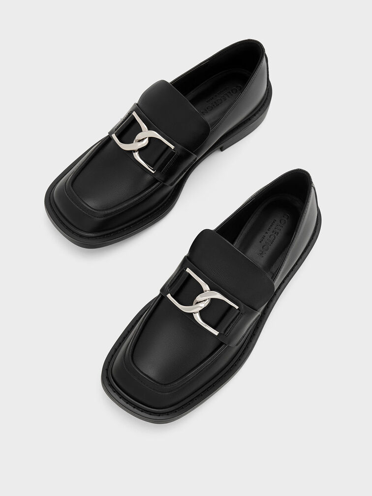 Gabine Leather Loafers, , hi-res
