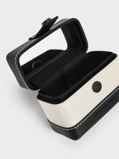 Mini Bronte Contrast Trim Top Handle Bag, , hi-res