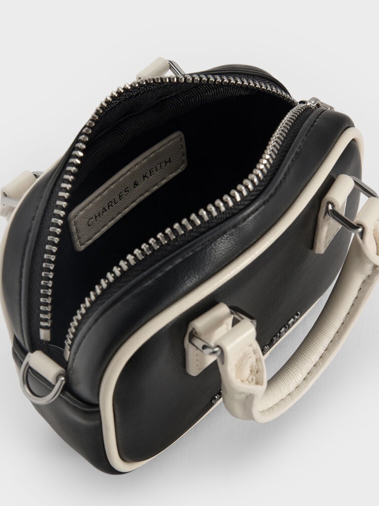 Sianna Two-Tone Bowling-Bag Charm, Multi, hi-res