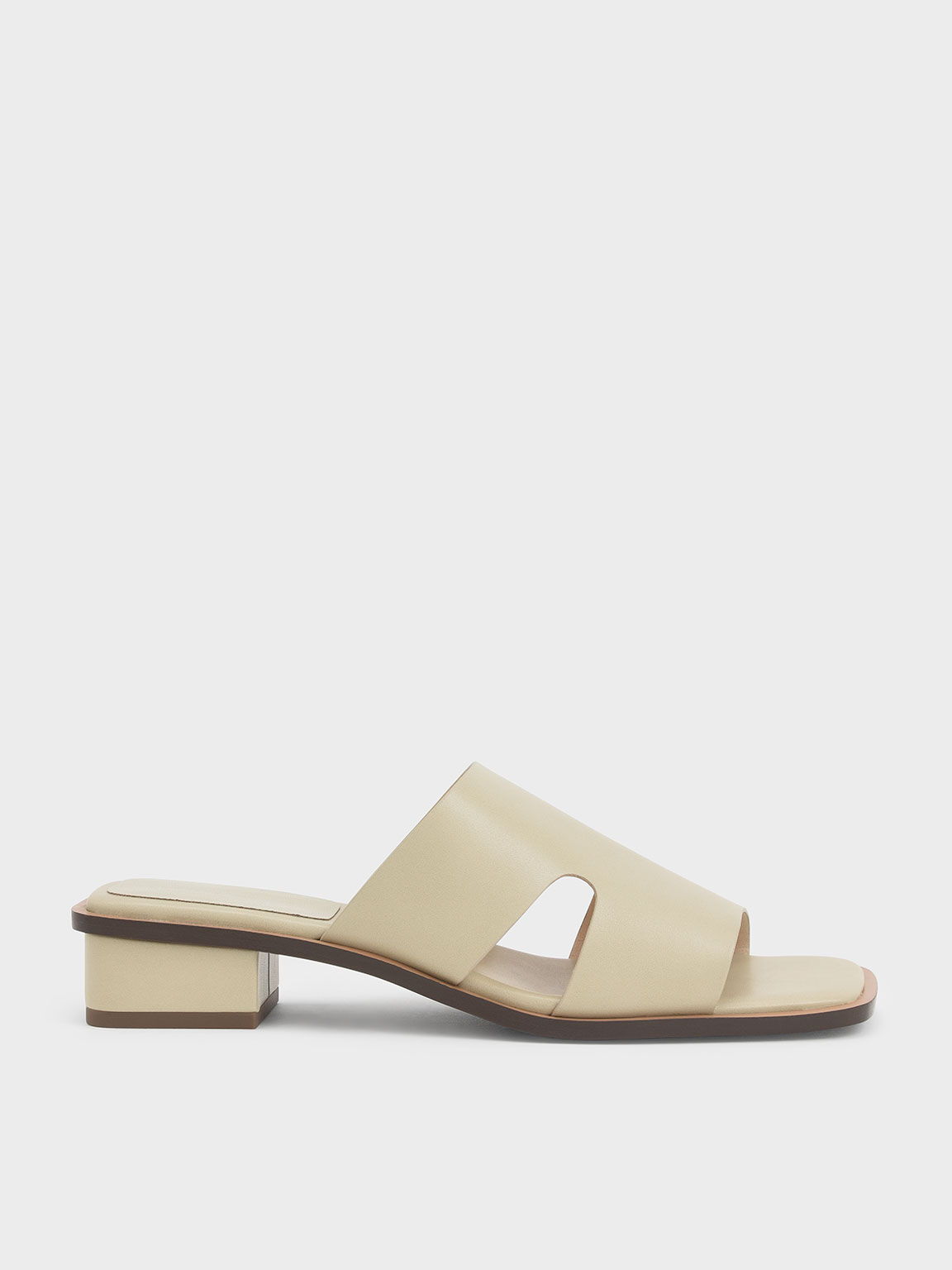 Sand Cut Out Mules CHARLES KEITH TH
