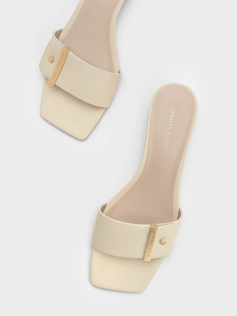 Metallic Accent Square-Toe Wedges, , hi-res