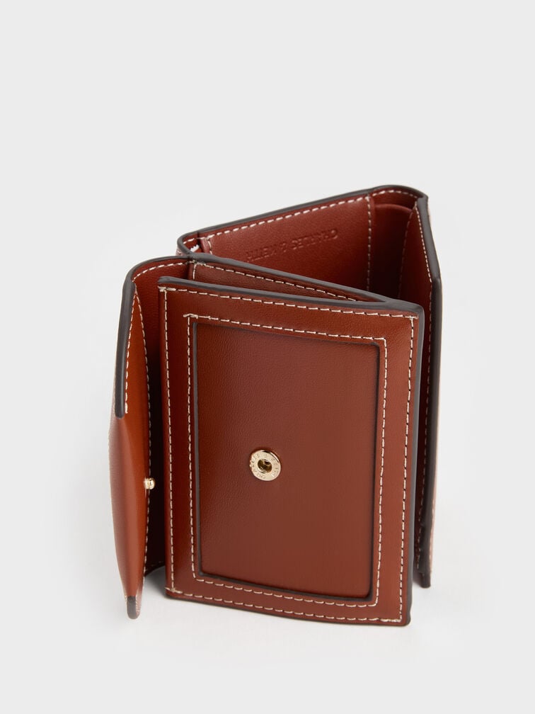 กระเป๋าสตางค์รุ่น Enola, สีอิฐ, hi-res